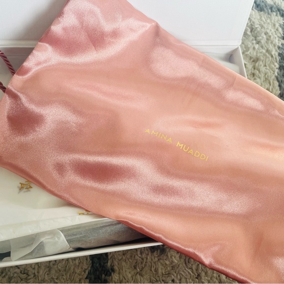 Amina Muaddi Charlotte 95MM Patent Leather Pumps - Picture 3 of 6